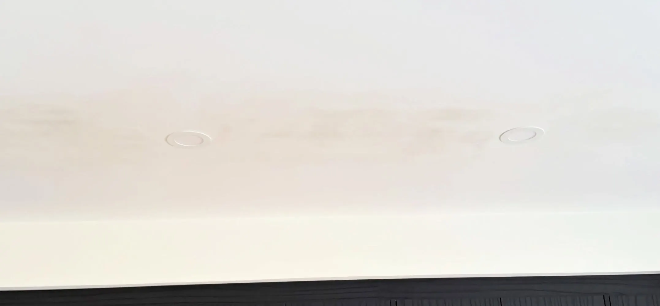 After: Kitchen Ceiling Water Stain Repair completed