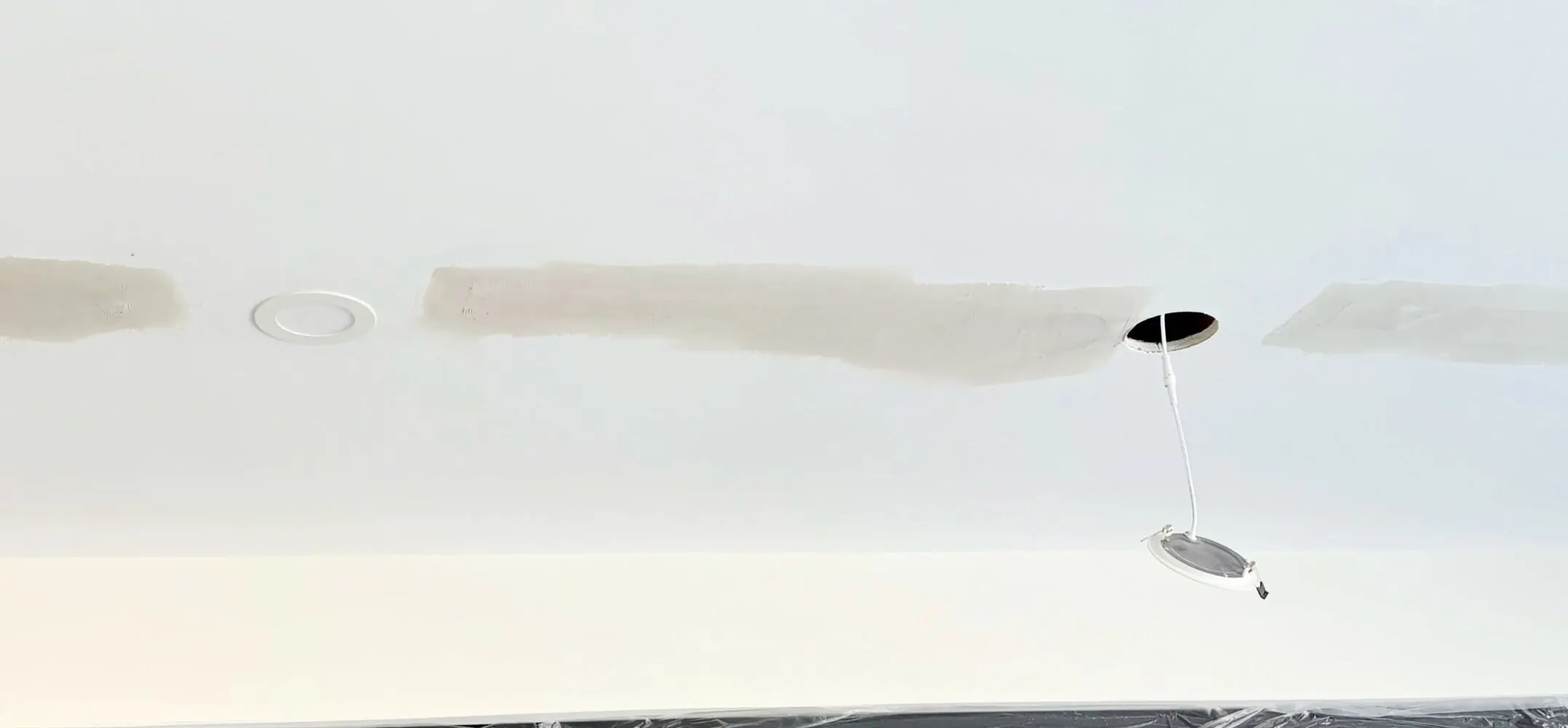 Before: Kitchen Ceiling Water Stain Repair damage