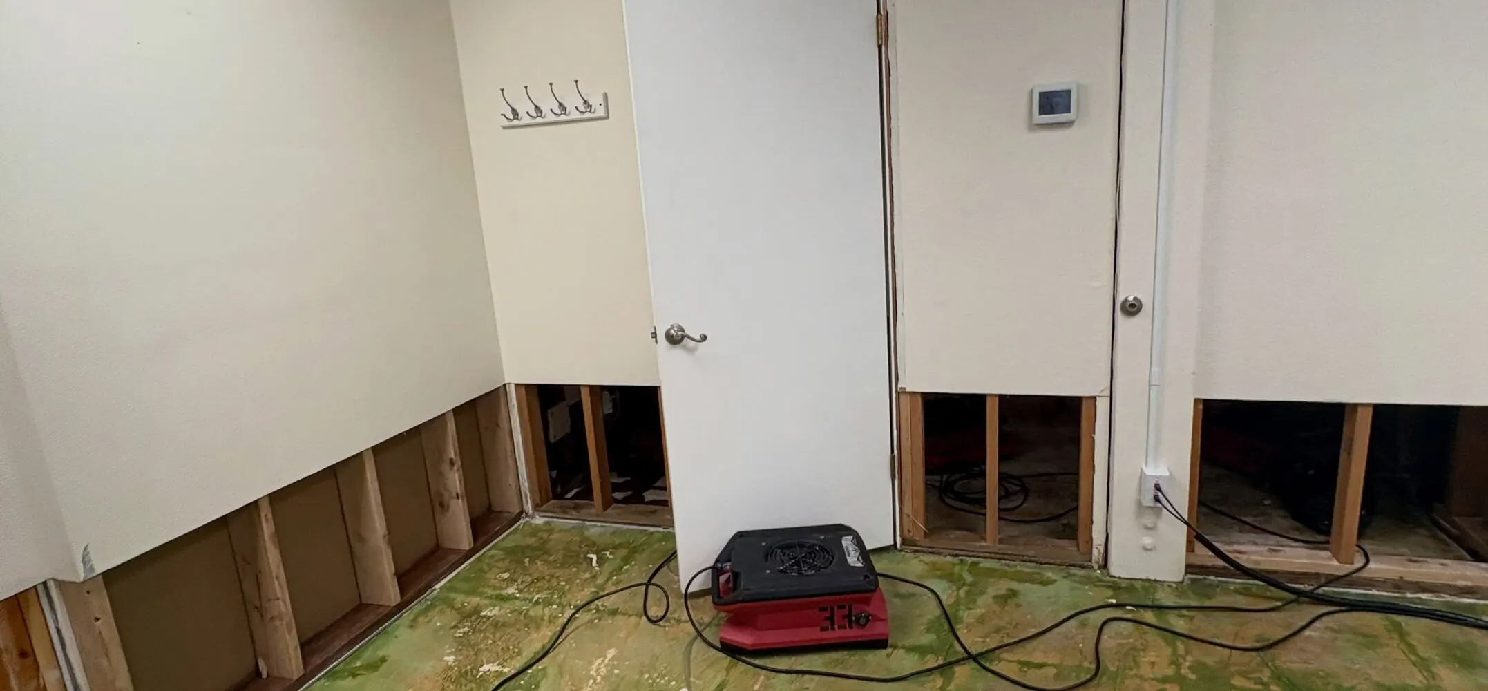 Office Suite Flood Cut & Drying — North Austin
